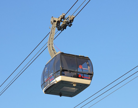 Gondel einer Seilbahn