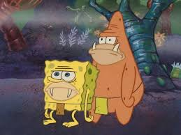 Spongebob und Patrick caveman meme